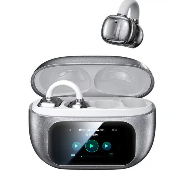 Ear Clip Bluetooth Headphones with Touch Screen