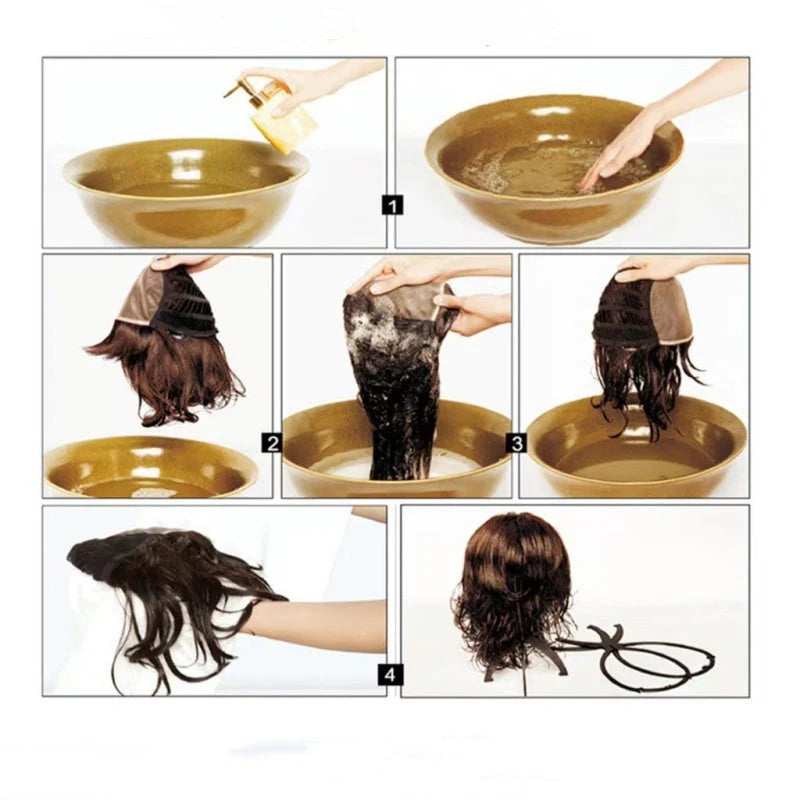 Curly Wavy Frizzy Hair Extension with Ponytail