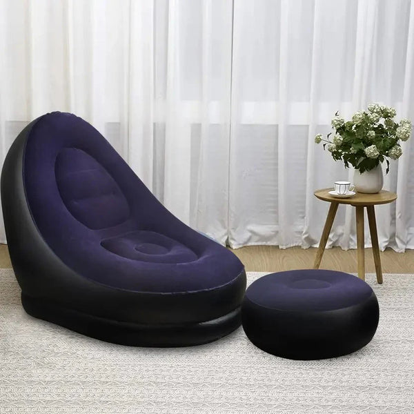 Inflatable Lounge Chair with footrest